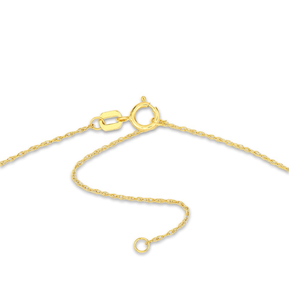 Crab Necklace Diamond Accent 14K Yellow Gold u3J7c0nb