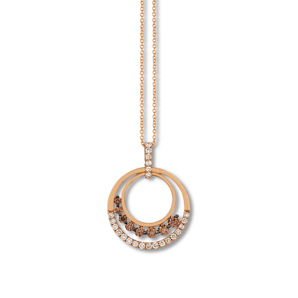 Le Vian Diamond Necklace 1-1/6 carat tw 14K Strawberry Gold zaq1cghS