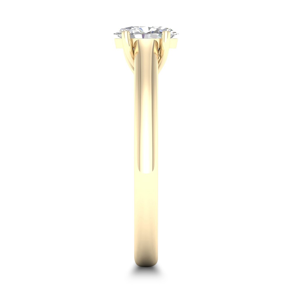 Diamond Solitaire Ring 1/2 ct tw Oval-cut 14K Yellow Gold (SI2/I) 0aU1qksM