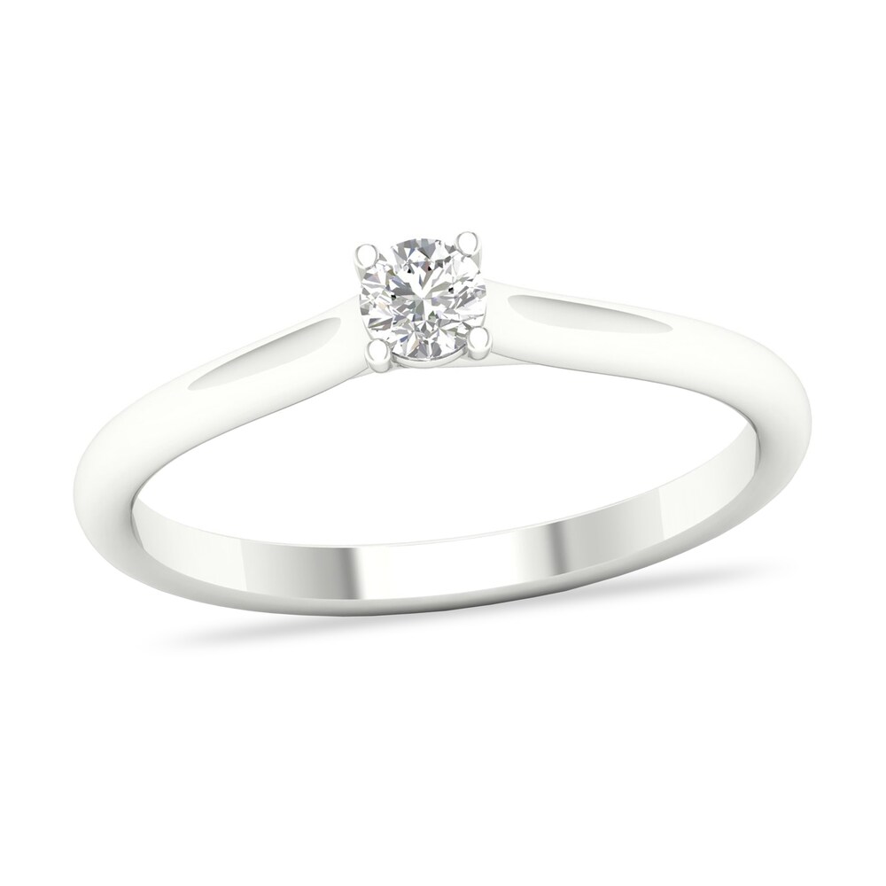 Diamond Solitaire Ring 1/6 ct tw Round-cut Platinum (SI2/I) 2GfvE2xZ