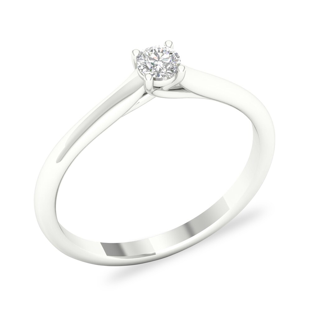 Diamond Solitaire Ring 1/6 ct tw Round-cut Platinum (SI2/I) 2GfvE2xZ