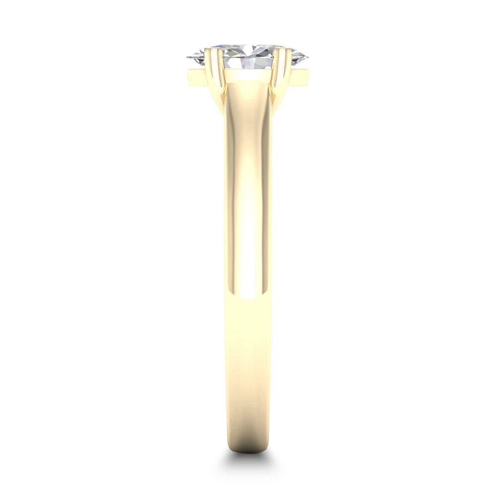 Diamond Solitaire Ring 3/4 ct tw Oval-cut 14K Yellow Gold (SI2/I) 2YdwoS7f