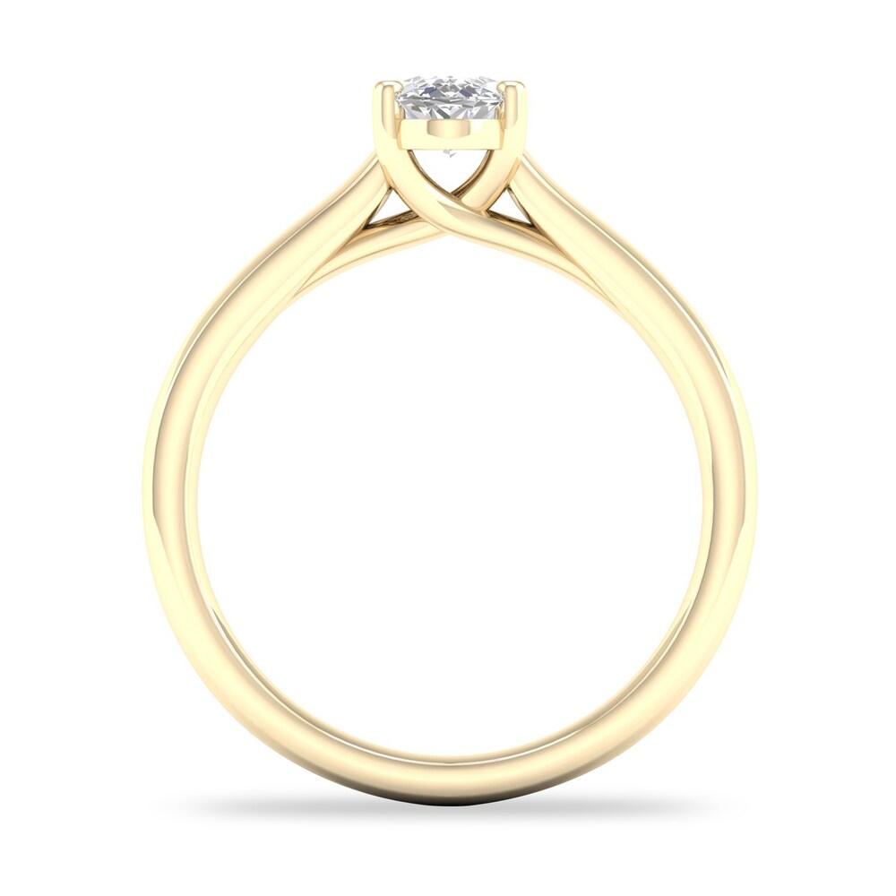 Diamond Solitaire Ring 3/4 ct tw Oval-cut 14K Yellow Gold (SI2/I) 2YdwoS7f