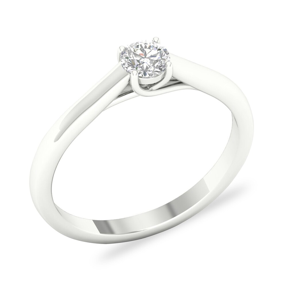 Diamond Solitaire Ring 1/3 ct tw Round-cut Platinum (SI2/I) 2gq1vEMw