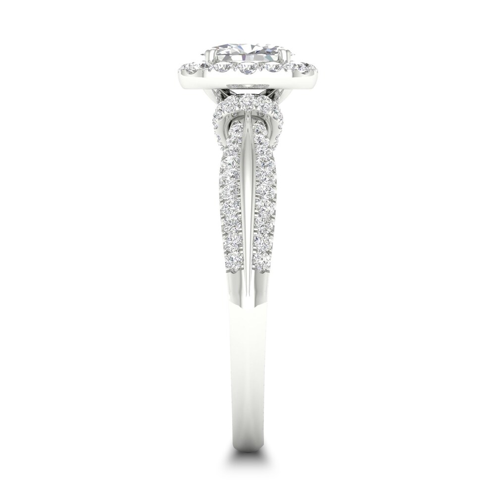 Diamond Ring 3/4 ct tw Round-cut 14K White Gold 2weH9nka