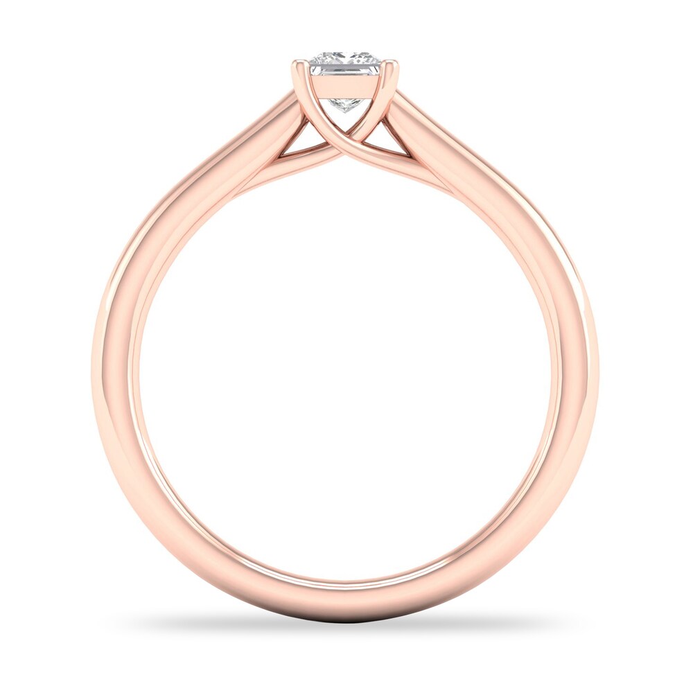 Diamond Solitaire Ring 1/4 ct tw Princess-cut 14K Rose Gold (SI2/I) 4UQvm33c