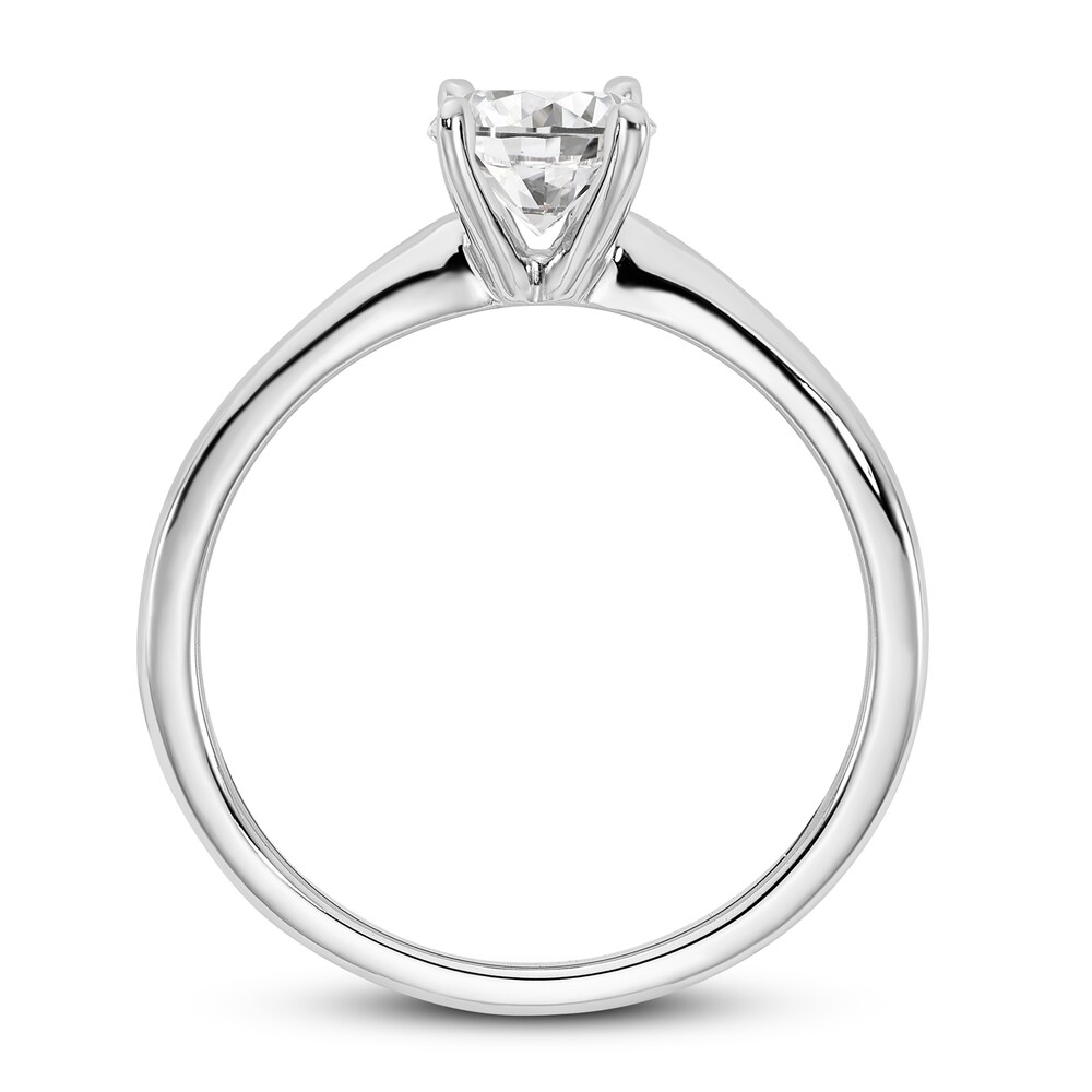 Diamond Solitaire Engagement Ring 3/4 ct tw Oval 14K White Gold (I1/I) 4eZRK3mi