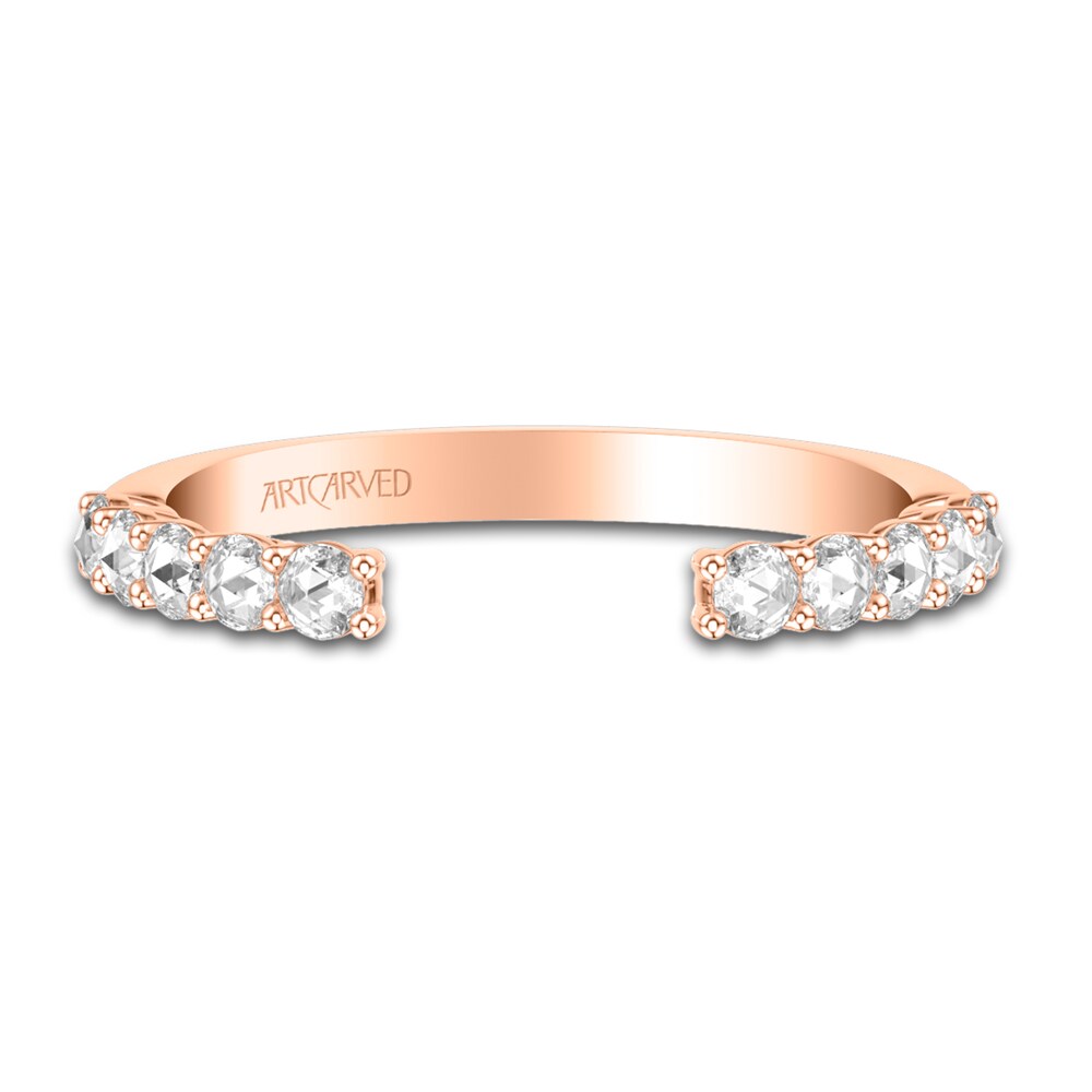 ArtCarved Rose-Cut Diamond Bridal Set 1-1/4 ct tw 14K Rose Gold 51CVnSjT