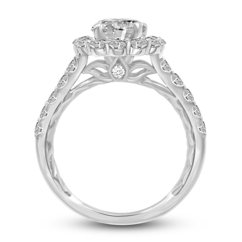 Diamond Engagement Ring 2-1/2 ct tw Round White Gold 56sJuGmc