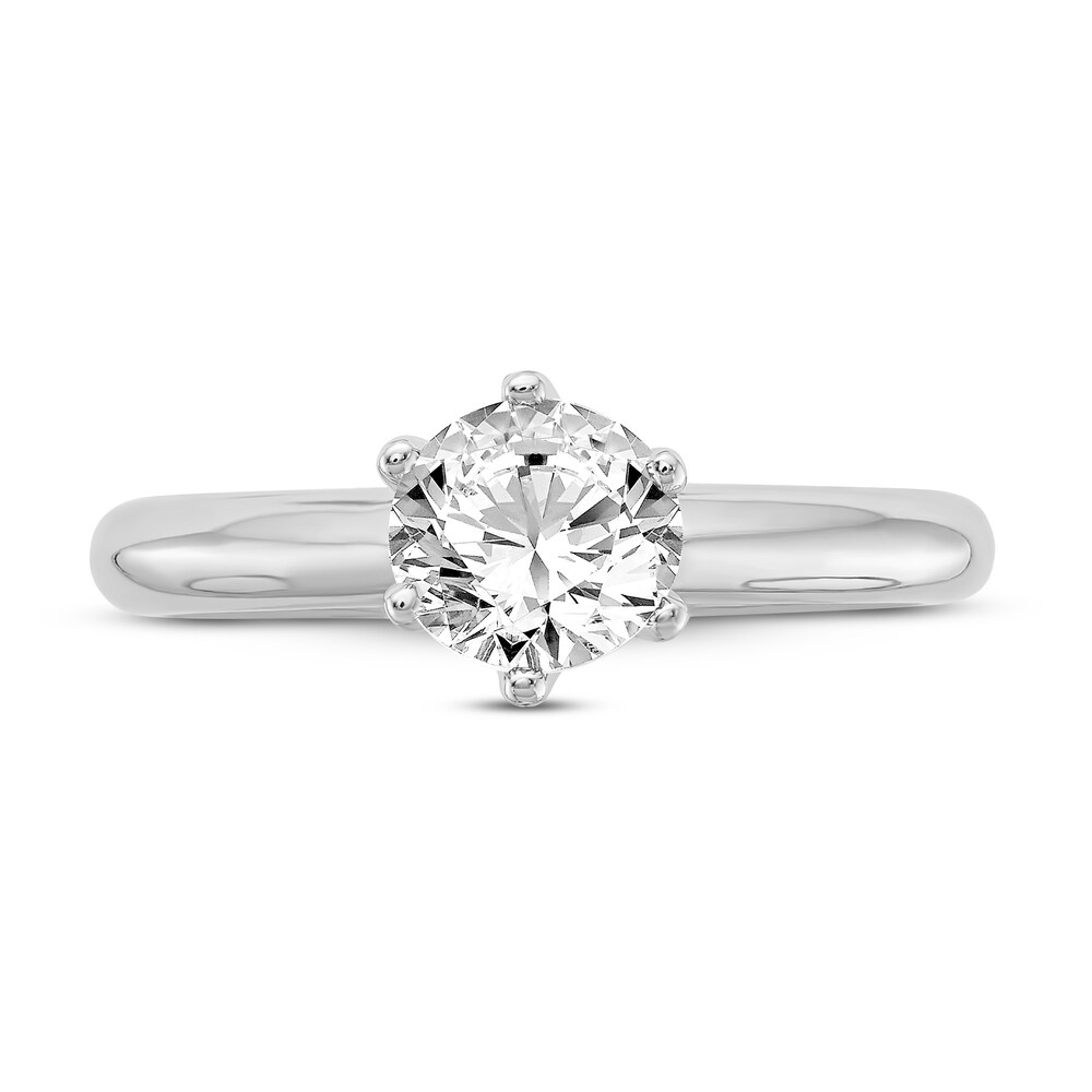 Diamond Solitaire Engagement Ring 3/4 ct tw Round 14K White Gold (I1/I) 5icvRNfz