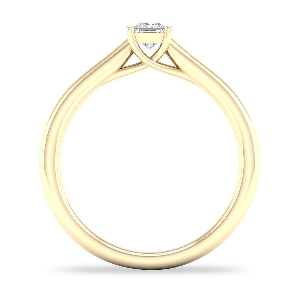 Diamond Solitaire Ring 1/4 ct tw Princess-cut 14K Yellow Gold (SI2/I) 6MttTl5m