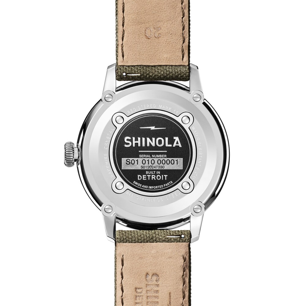 Shinola Traveler 42mm Men\'s Watch S0120247330 8BaKr7tX