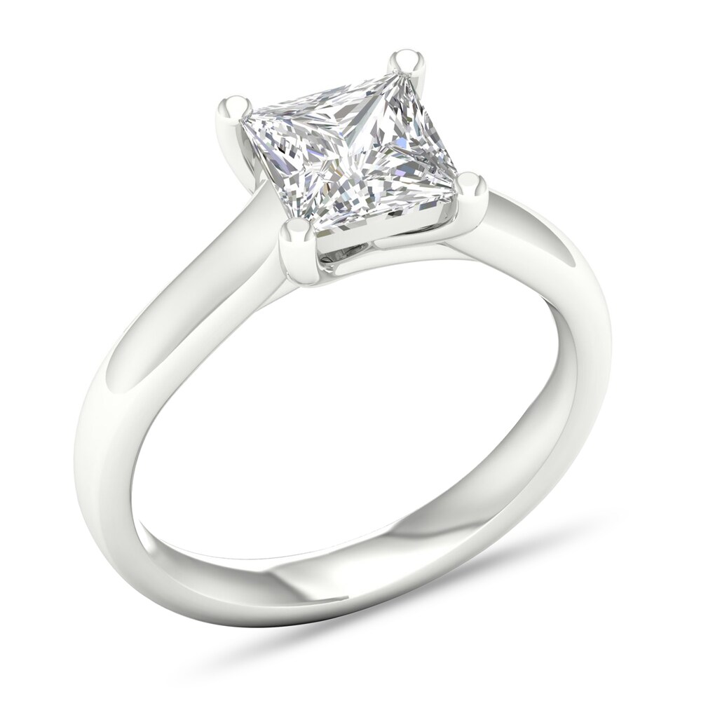 Diamond Solitaire Ring 2 ct tw Princess-cut Platinum (I1/I) 8kM8JPU8