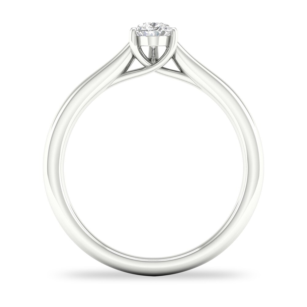 Diamond Solitaire Ring 1/3 ct tw Pear-shaped 14K White Gold (SI2/I) 8vOO3vVS