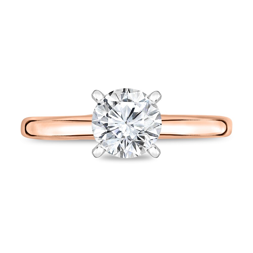 Diamond Solitaire Ring 1/2 ct tw Round 14K Rose Gold (I1/I) 8yV0M5z8