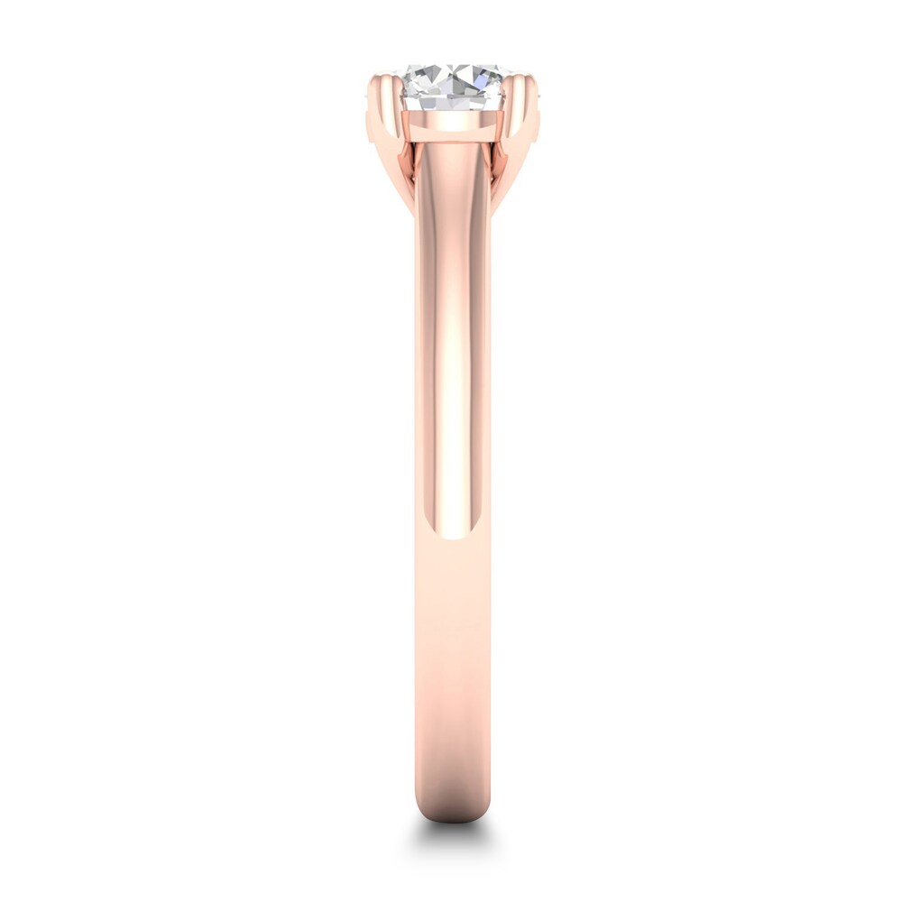 Diamond Solitaire Ring 3/4 ct tw Round-cut 14K Rose Gold (SI2/I) 9p4wyNri