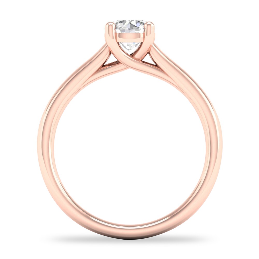 Diamond Solitaire Ring 3/4 ct tw Round-cut 14K Rose Gold (SI2/I) 9p4wyNri