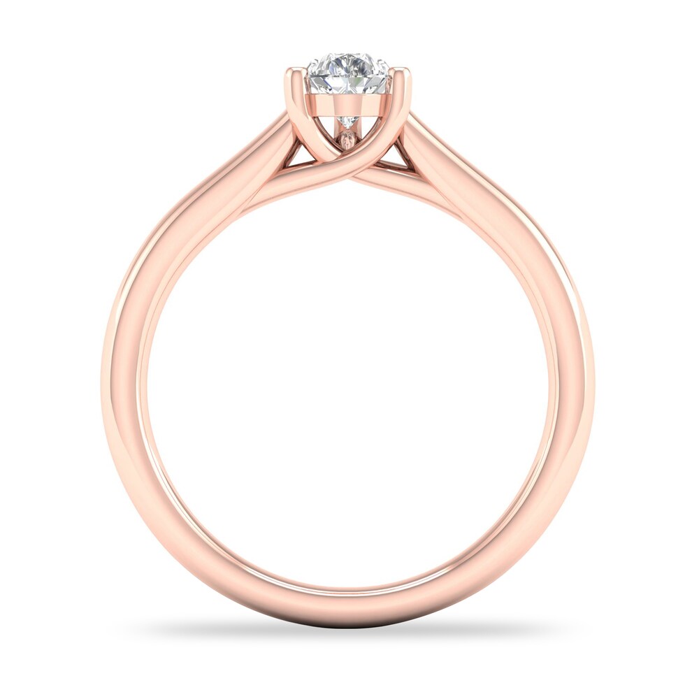 Diamond Solitaire Ring 1/2 ct tw Pear-shaped 14K Rose Gold (SI2/I) A2sWyKXW