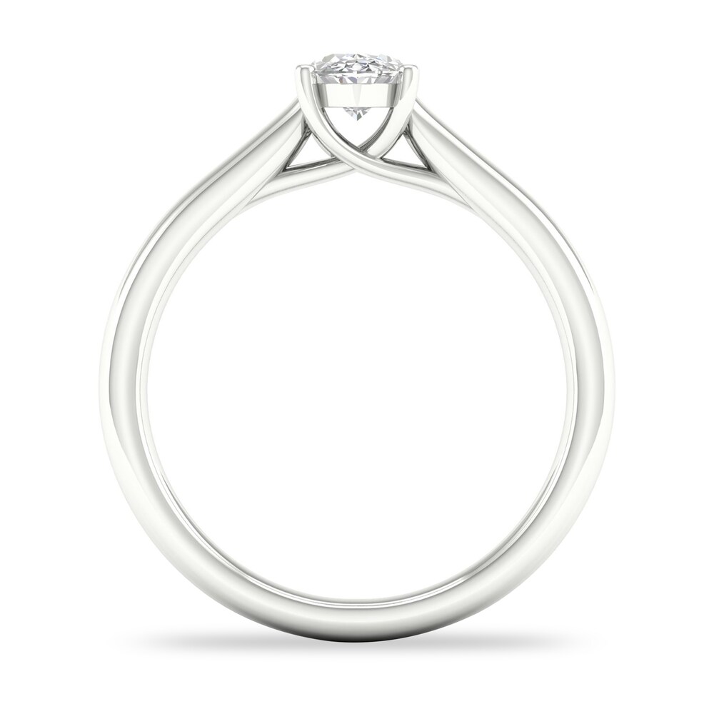 Diamond Solitaire Ring 1/2 ct tw Oval-cut 14K White Gold (SI2/I) A6JLX325