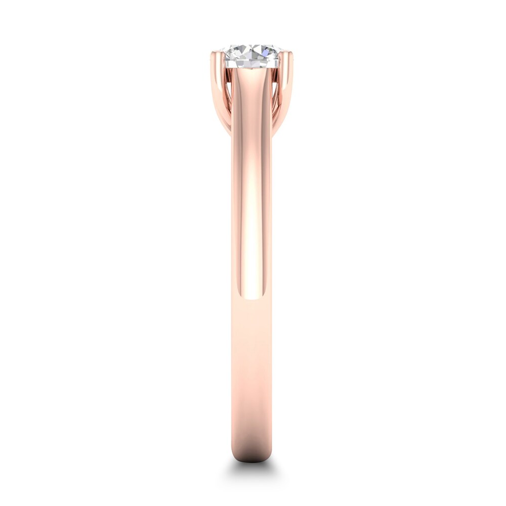 Diamond Solitaire Ring 1/2 ct tw Round-cut 14K Rose Gold (SI2/I) ABSh1lZM