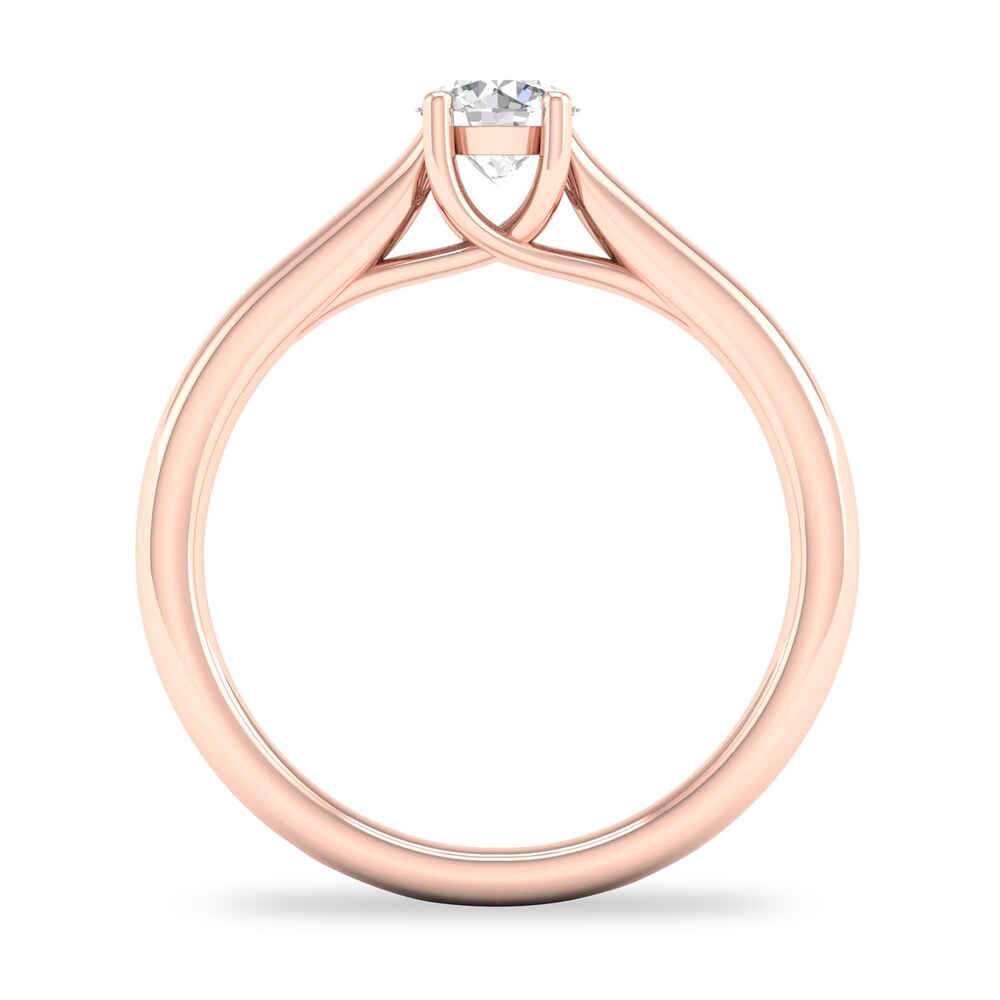 Diamond Solitaire Ring 1/2 ct tw Round-cut 14K Rose Gold (SI2/I) ABSh1lZM