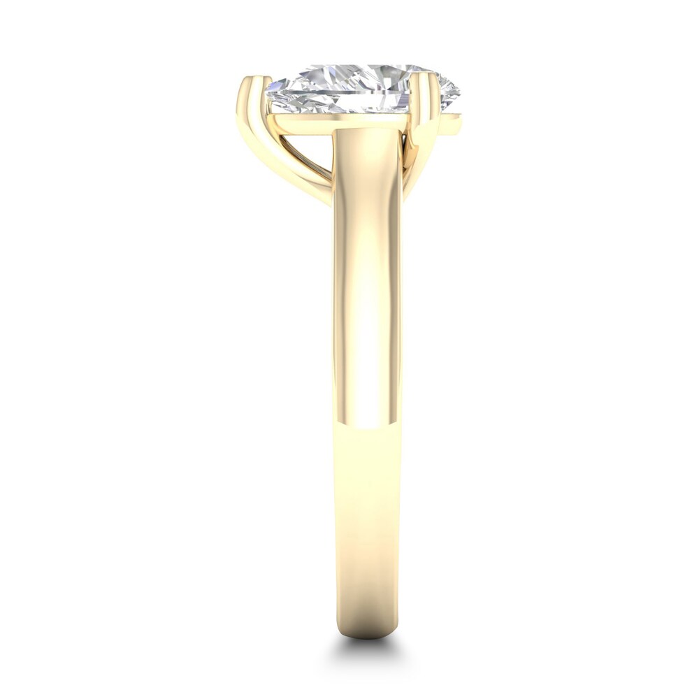 Diamond Solitaire Ring 1 ct tw Pear-shaped 14K Yellow Gold (SI2/I) AnOWxoAe