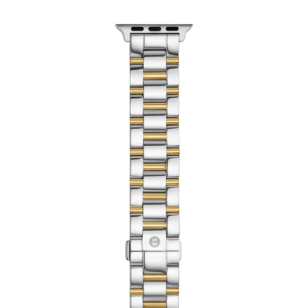 MICHELE 3-Link Watch Strap Two-Tone Stainless Steel MS20GS285048 AxI6Hjfk [AxI6Hjfk]