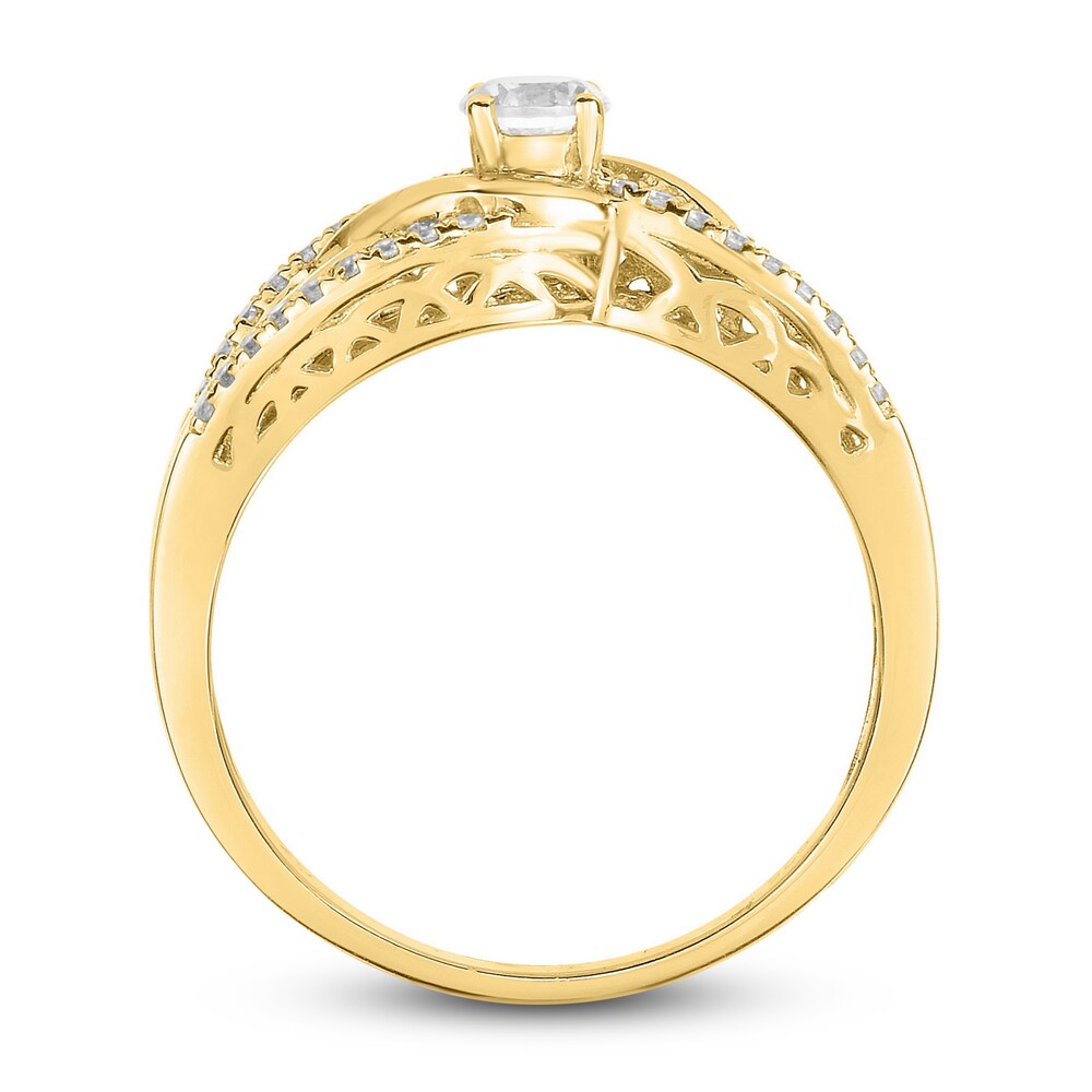 Diamond Engagement Ring 3/8 ct tw Round 14K Yellow Gold DBlVKhPj