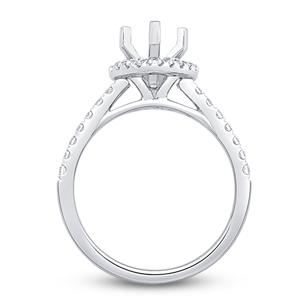 Engagement Ring 1/2 ct tw Pear/Round Platinum DyLT23Ct