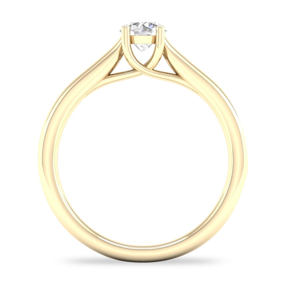 Diamond Solitaire Ring 1/4 ct tw Round-cut 14K Yellow Gold (SI2/I) ED2Rv0SZ