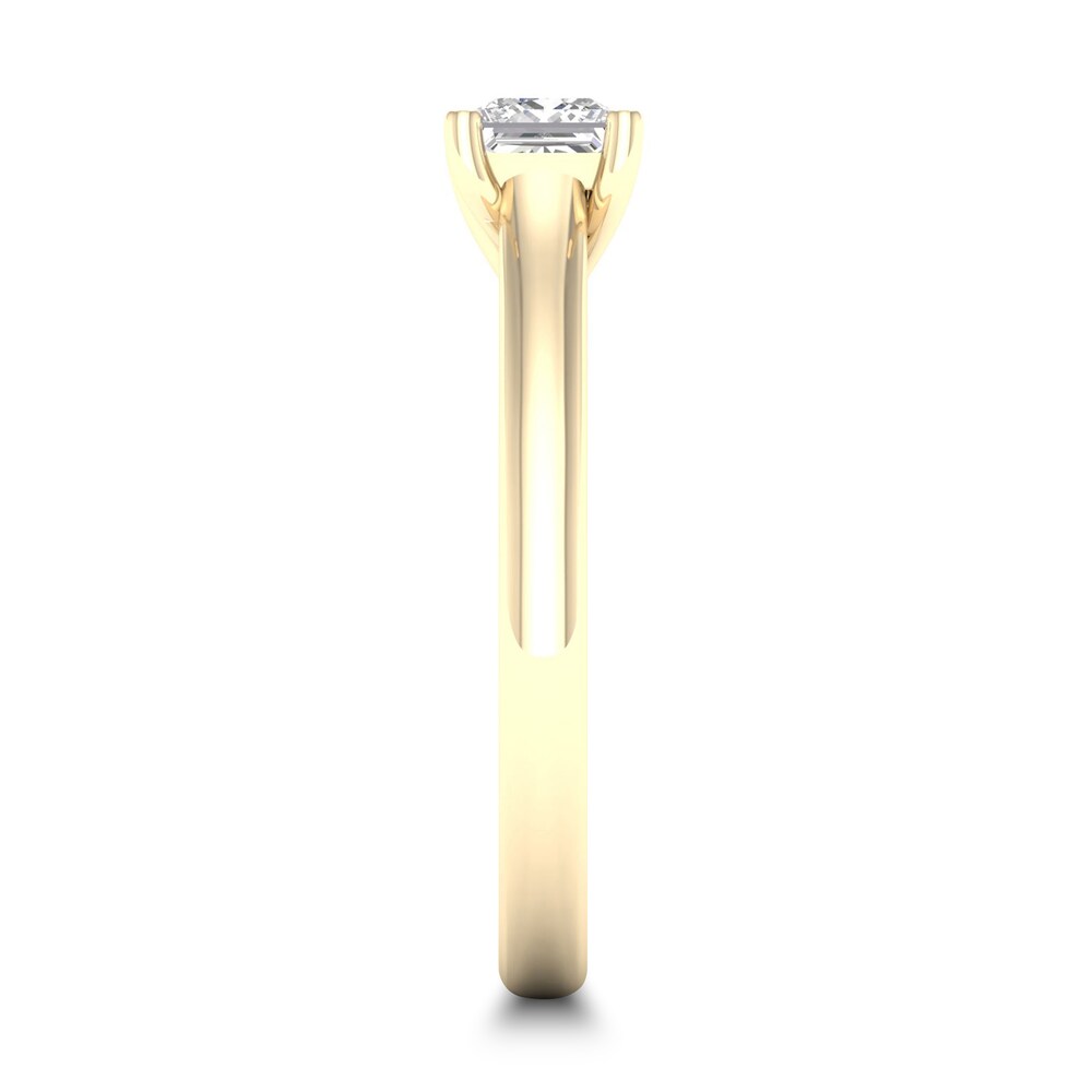 Diamond Solitaire Ring 3/4 ct tw Princess-cut 14K Yellow Gold (SI2/I) EP8IxNcb