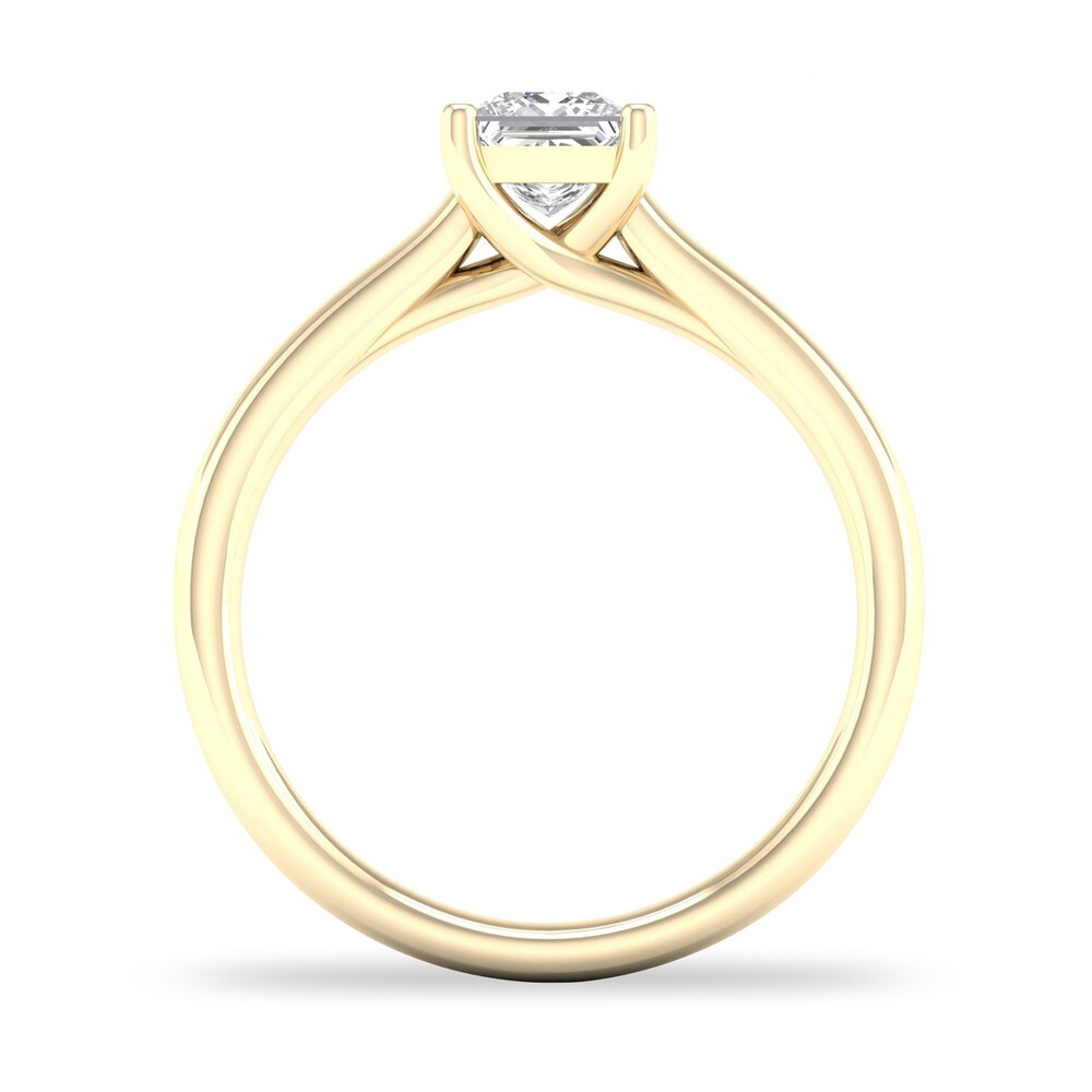 Diamond Solitaire Ring 3/4 ct tw Princess-cut 14K Yellow Gold (SI2/I) EP8IxNcb