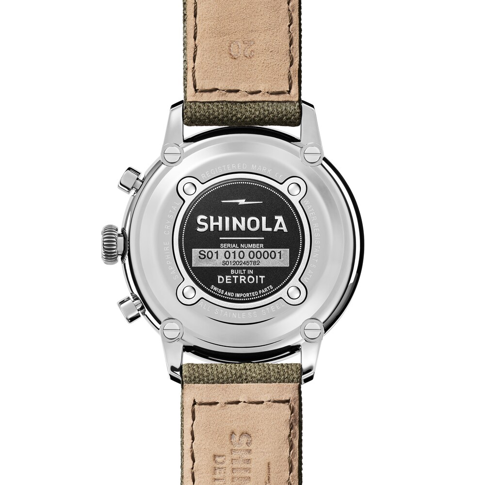 Shinola Traveler 42mm Men\'s Watch S0120245782 EsGTjWTC