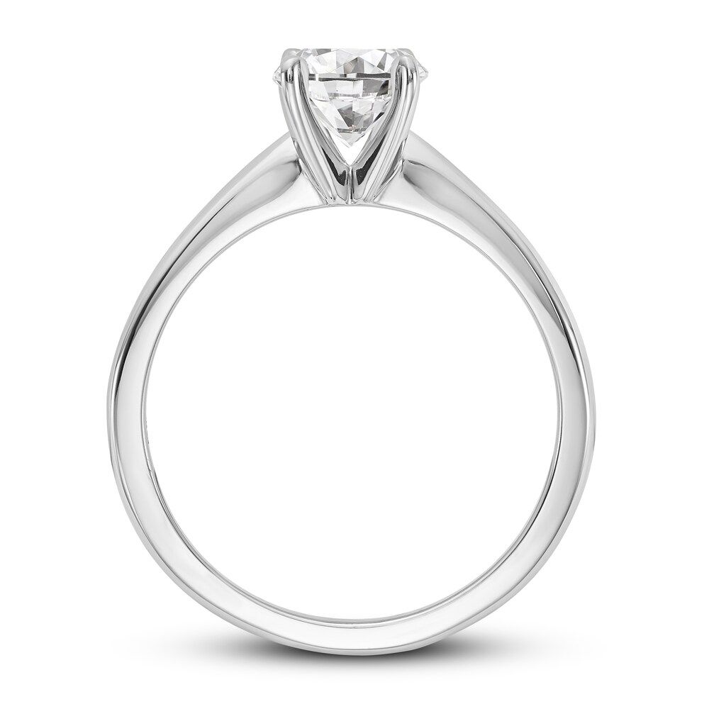 Diamond Solitaire Engagement Ring 7/8 ct tw Round 14K White Gold (I1/I) F2xzobNy