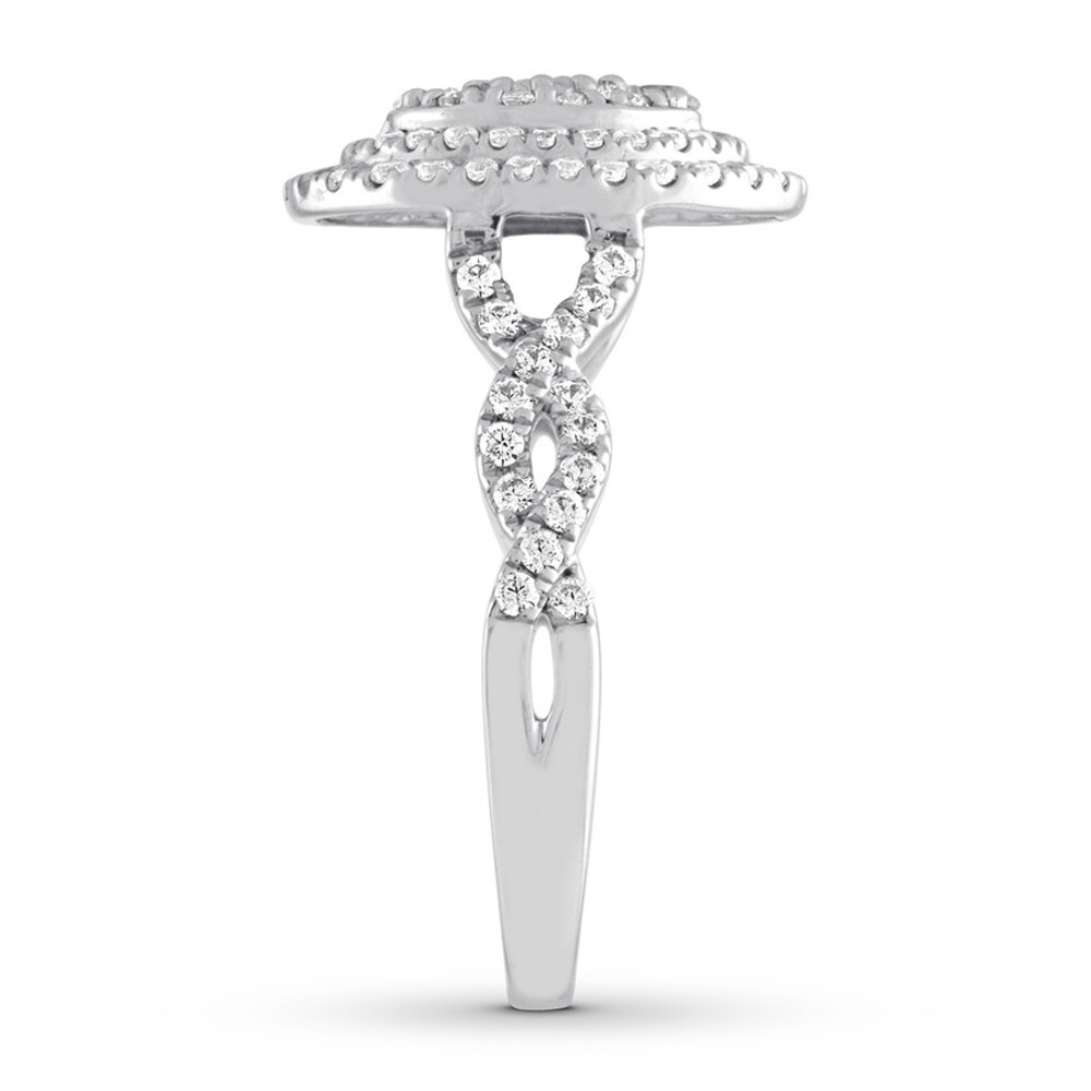 Diamond Engagement Ring 1 carat tw Round 14K White Gold Fxuwsgyx