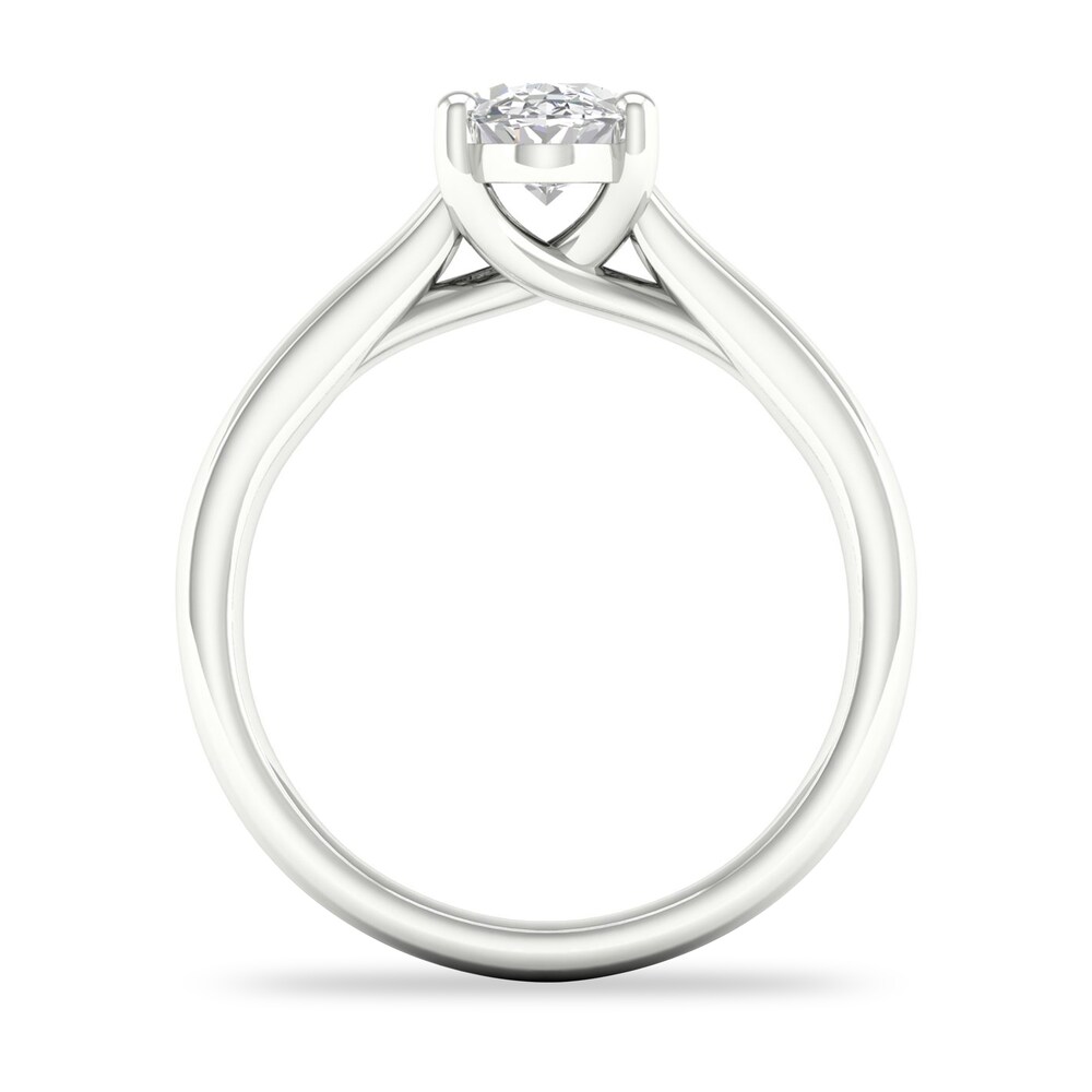 Diamond Solitaire Ring 1 ct tw Oval-cut 14K White Gold (SI2/I) GPCSJWNC