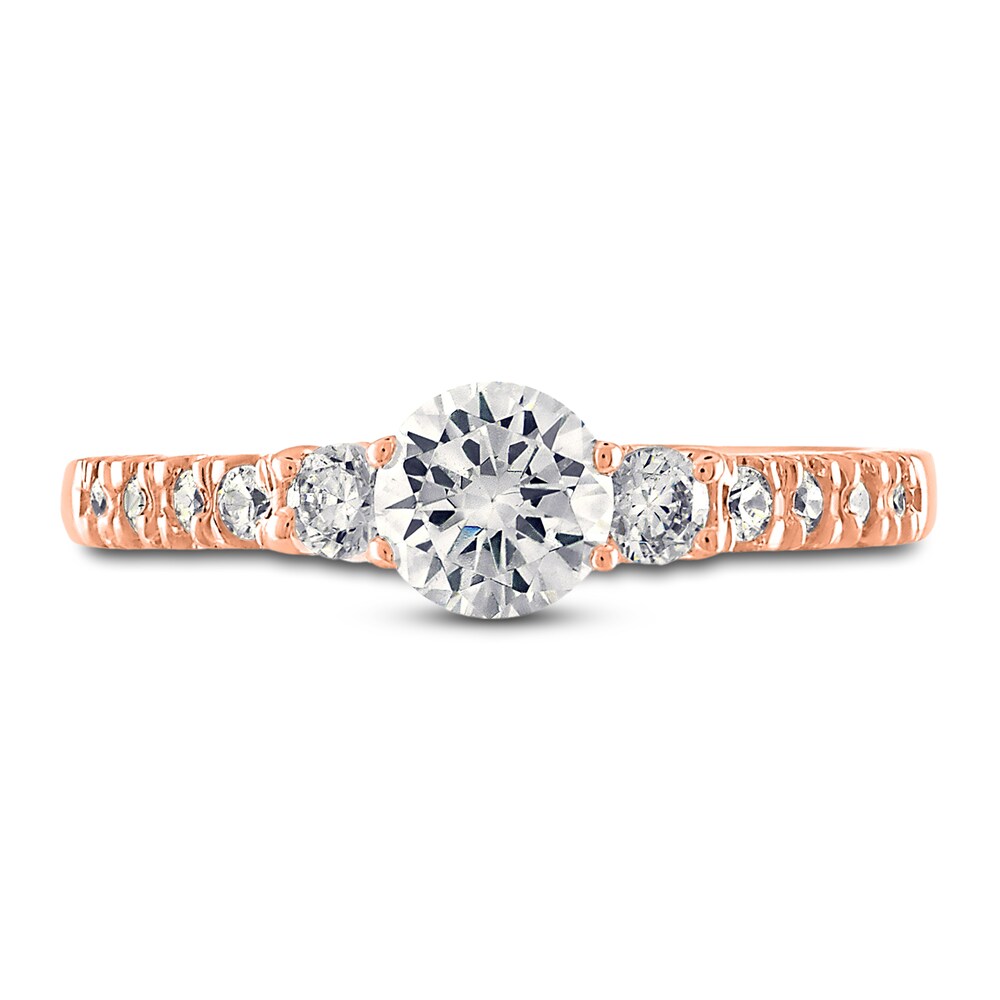 Diamond Ring 1 ct tw Round 14K Rose Gold Gm3iIKRY