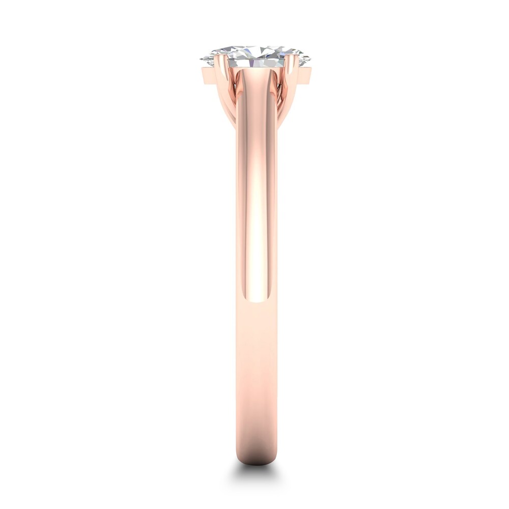 Diamond Solitaire Ring 1/2 ct tw Oval-cut 14K Rose Gold (SI2/I) Gu81BrIA