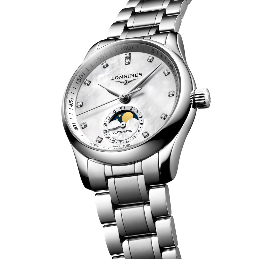 Longines Master Moonphase Ladies\' Watch L24094876 Gz51Nuwh