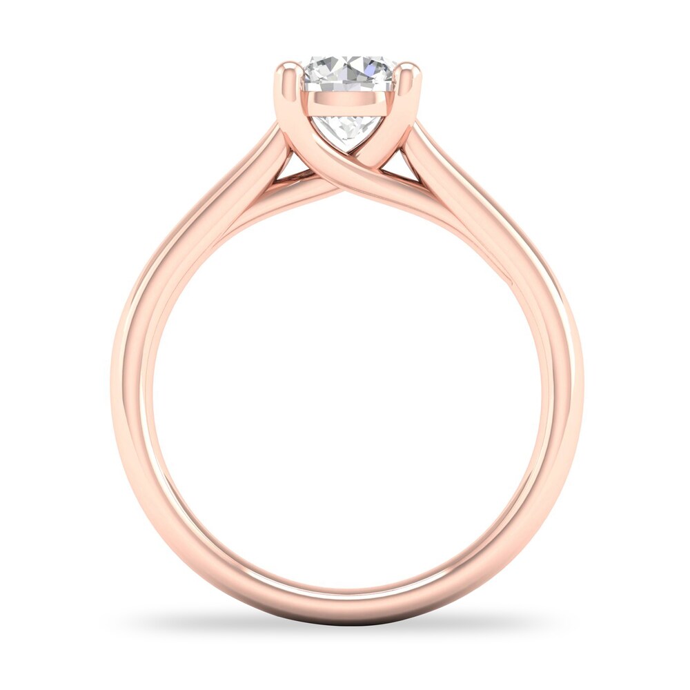 Diamond Solitaire Ring 1 ct tw Round-cut 14K Rose Gold (SI2/I) H0xf6adC