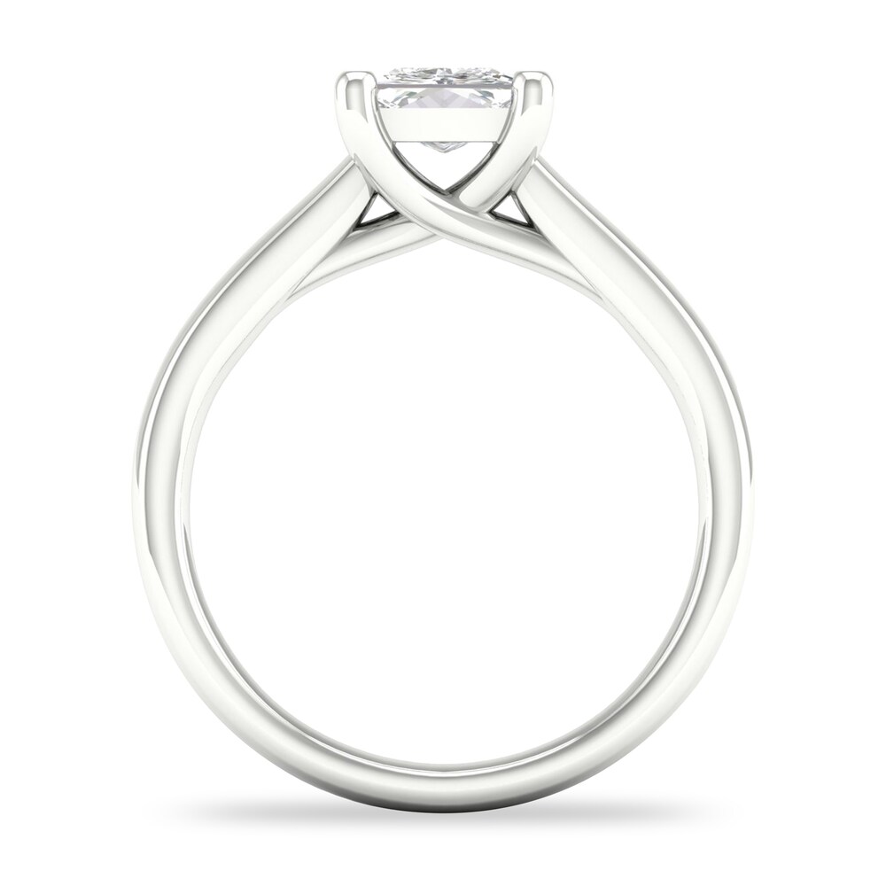 Diamond Solitaire Ring 1-1/4 ct tw Princess-cut Platinum (SI2/I) HmFeqoBa