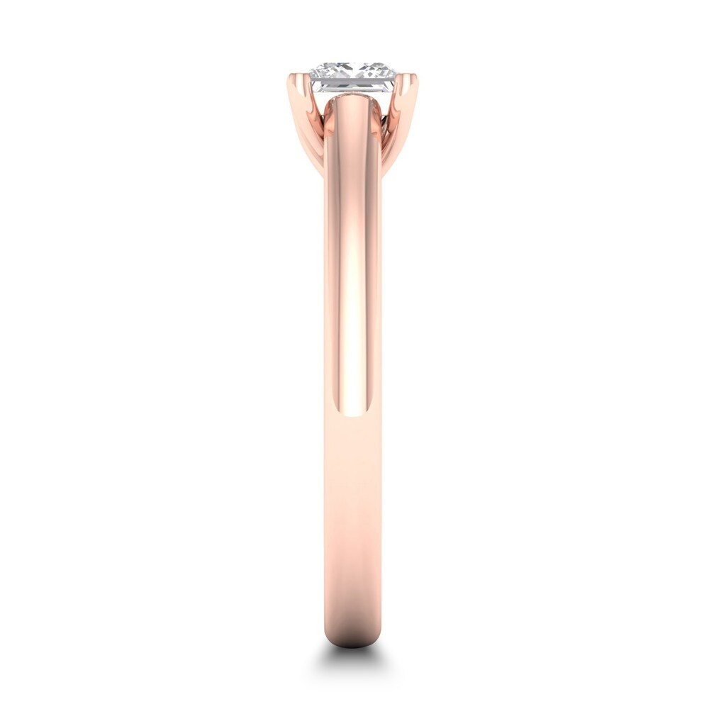 Diamond Solitaire Ring 1/2 ct tw Princess-cut 14K Rose Gold (SI2/I) HmliPN5J