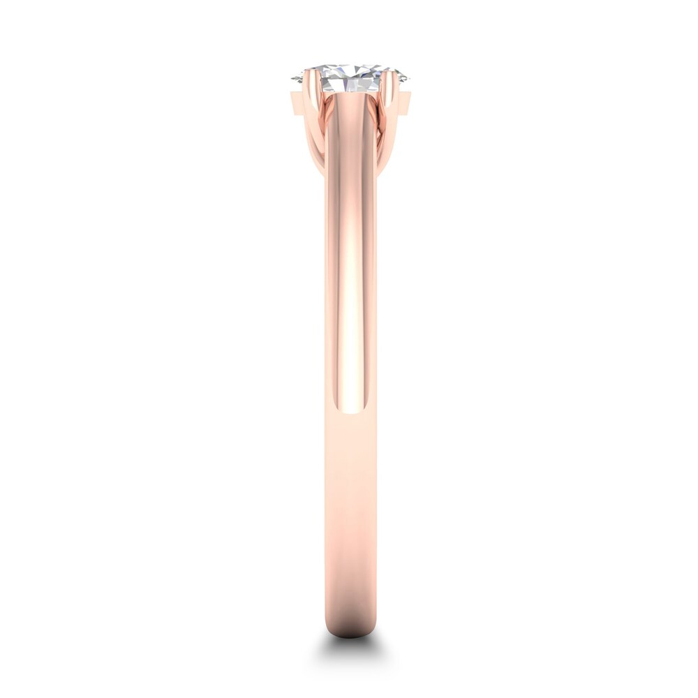 Diamond Solitaire Ring 1/4 ct tw Oval-cut 14K Rose Gold (SI2/I) I4TRYIsM