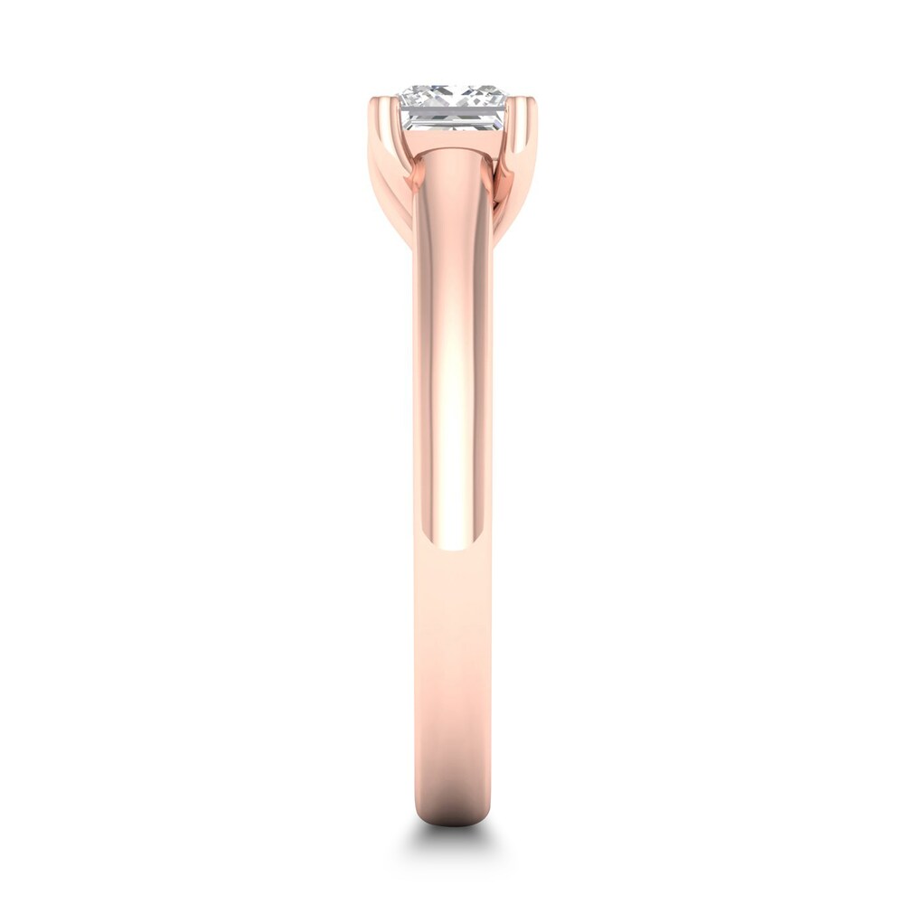 Diamond Solitaire Ring 1 ct tw Princess-cut 14K Rose Gold (SI2/I) I8ePYmyk