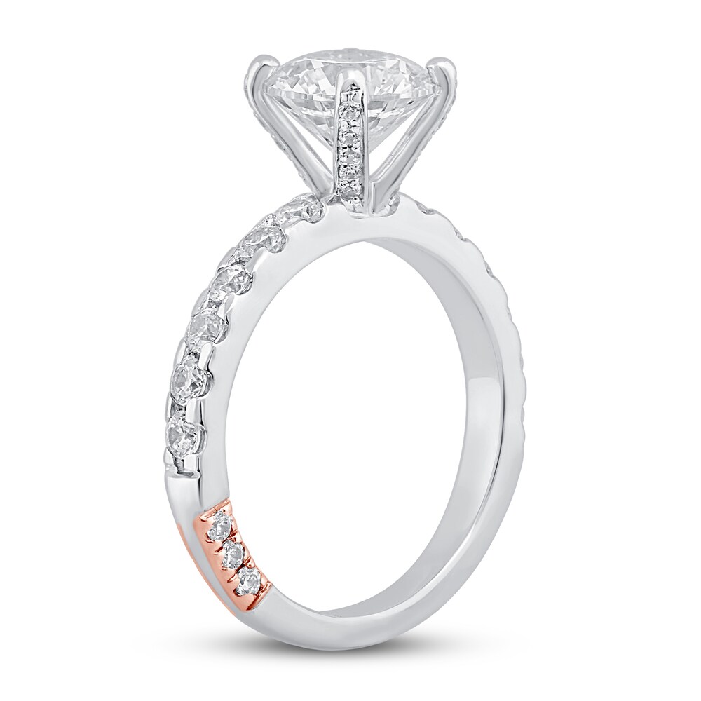 Pnina Tornai Above Life Diamond Engagement Ring 2-5/8 ct tw Round 14K White Gold IMtTPL4u