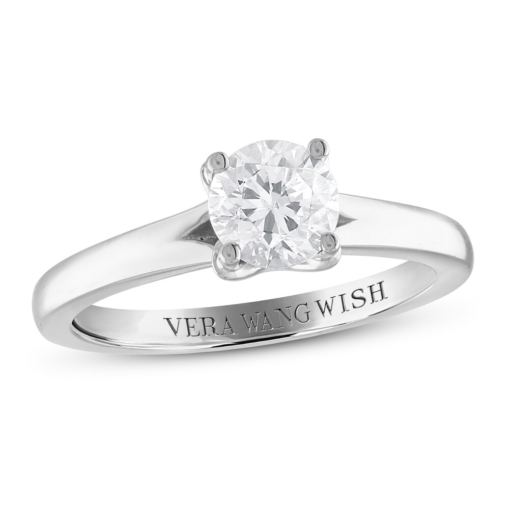 Vera Wang WISH Diamond Engagement Ring 1 ct tw Round Platinum (VS2/I) ItNuAlnO [ItNuAlnO]