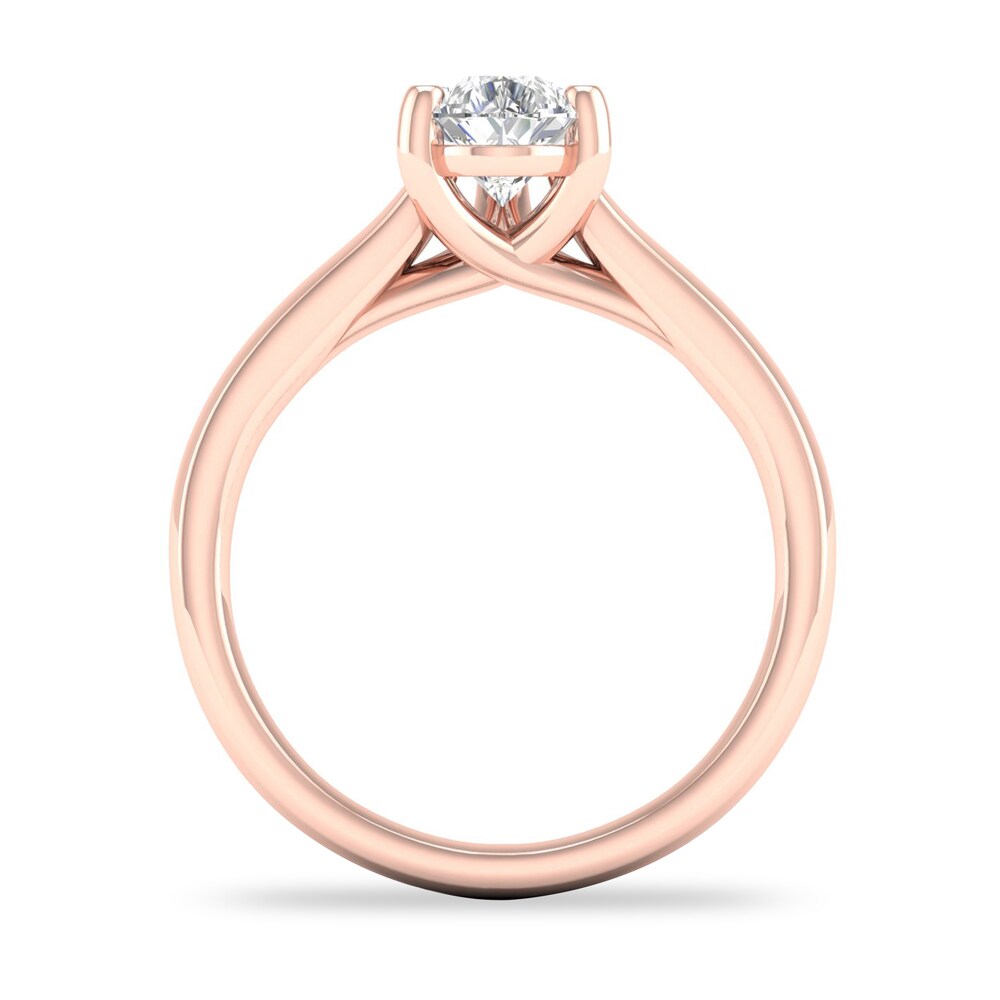 Diamond Solitaire Ring 1 ct tw Pear-shaped 14K Rose Gold (SI2/I) JYGPLOQ9