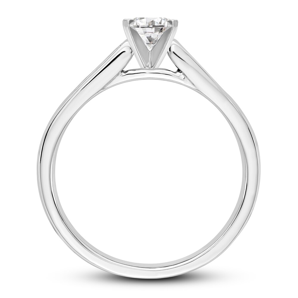 Diamond Engagement Ring 3/8 ct tw Round 14K White Gold JdMNCz4X