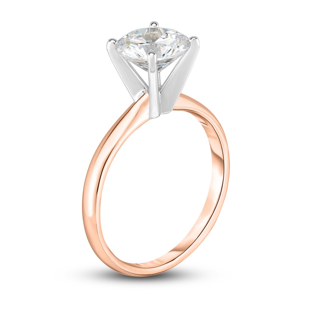 Diamond Solitaire Ring 3/4 ct tw Round 14K Rose Gold (I1/I) JvXtKvpi