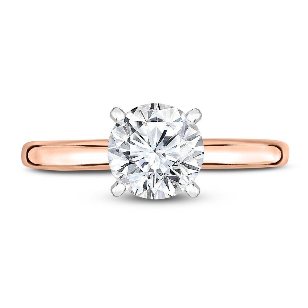 Diamond Solitaire Ring 3/4 ct tw Round 14K Rose Gold (I1/I) JvXtKvpi